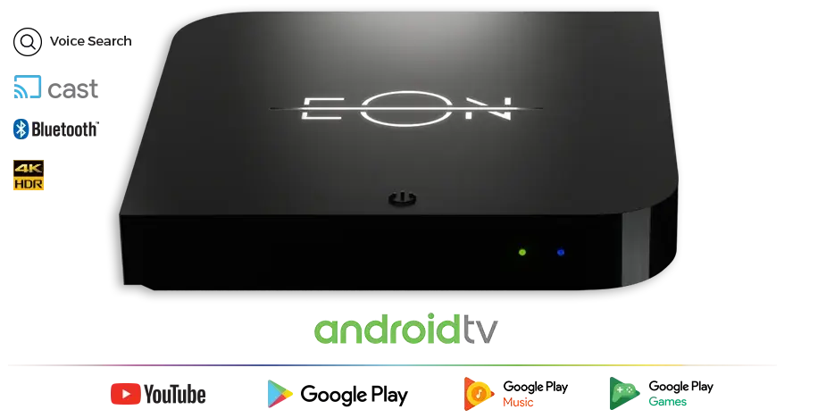EON Smart Box - Android TV uređaj sa glasovnom pretragom, 4K HDR i aplikacijama